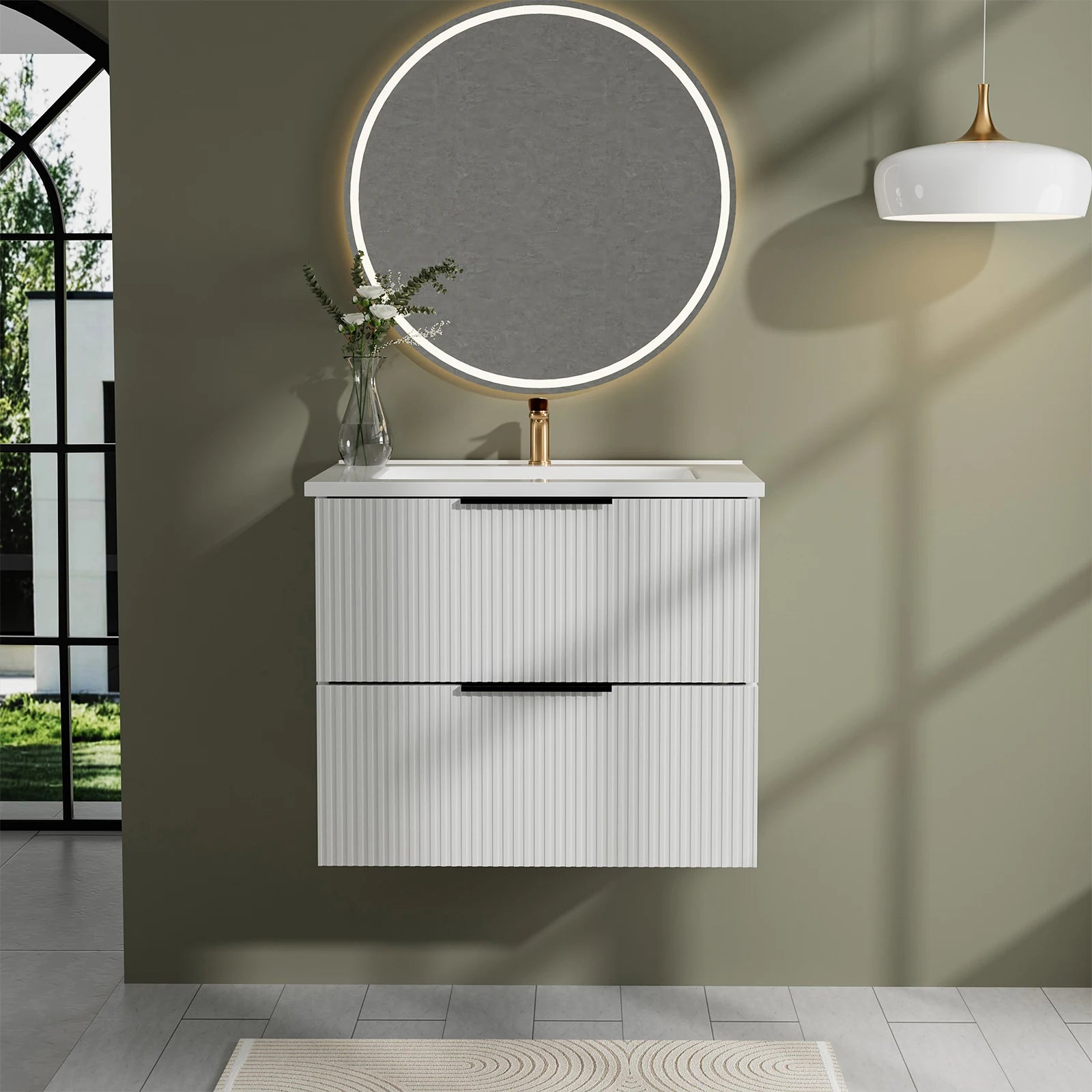 Floating Bathroom Vanity with Sink