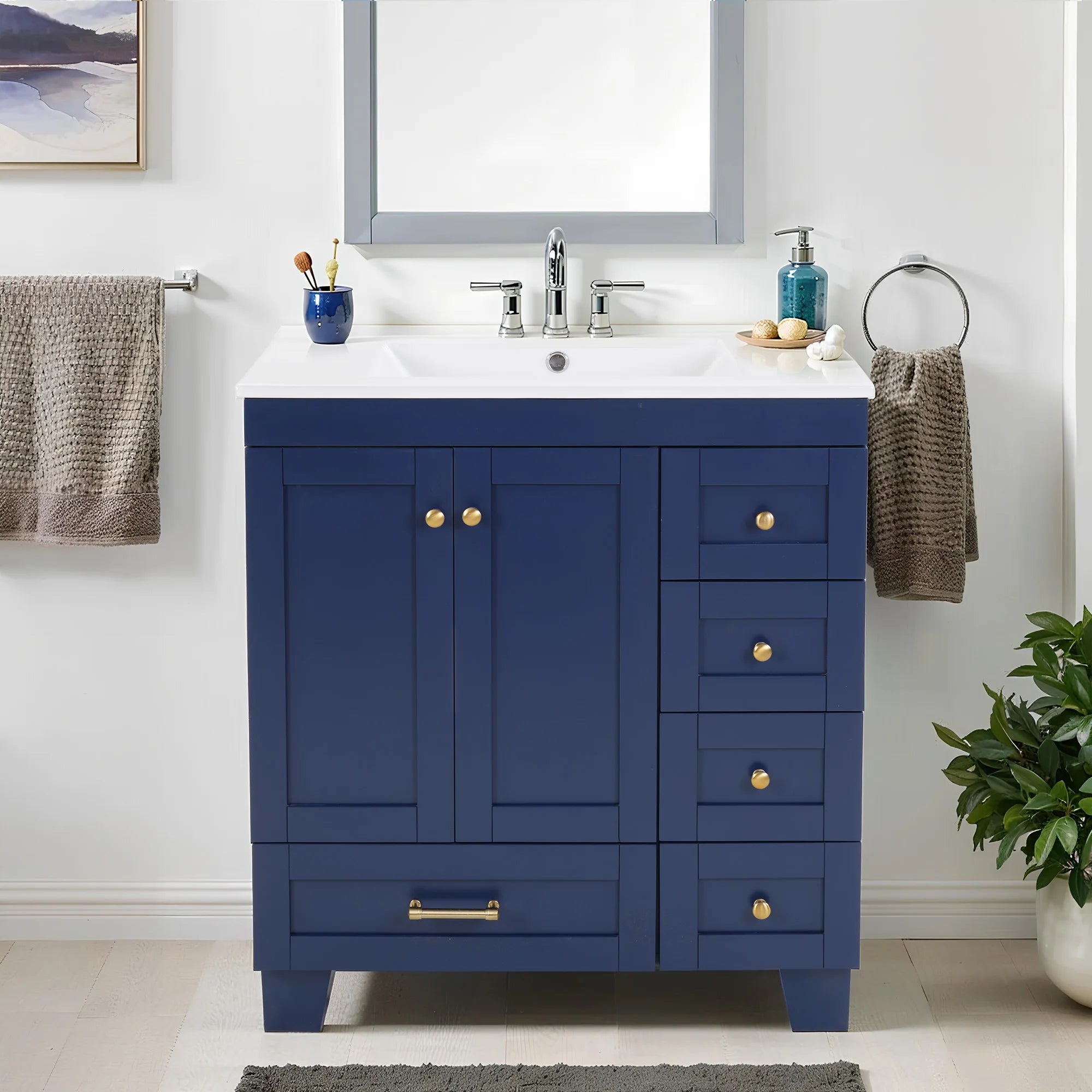 30" Bathroom Vanity with Sink