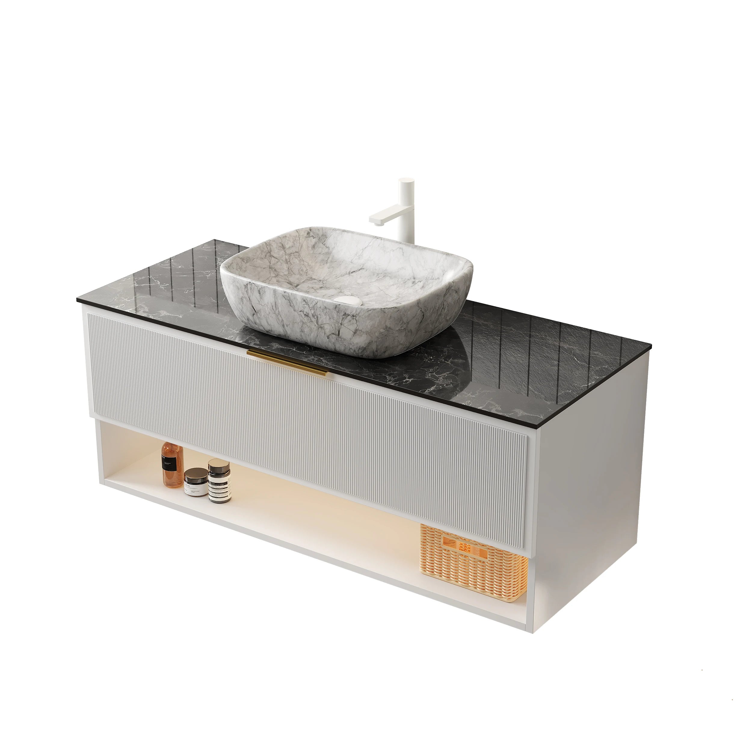 48" Floating Bathroom Vanity with Sink