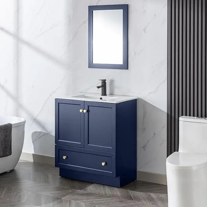 30"/36" Shaker Style Double-Door Bathroom Vanity