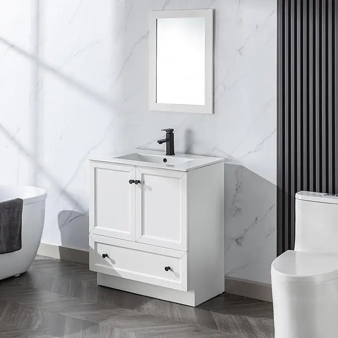 30"/36" Shaker Style Double-Door Bathroom Vanity