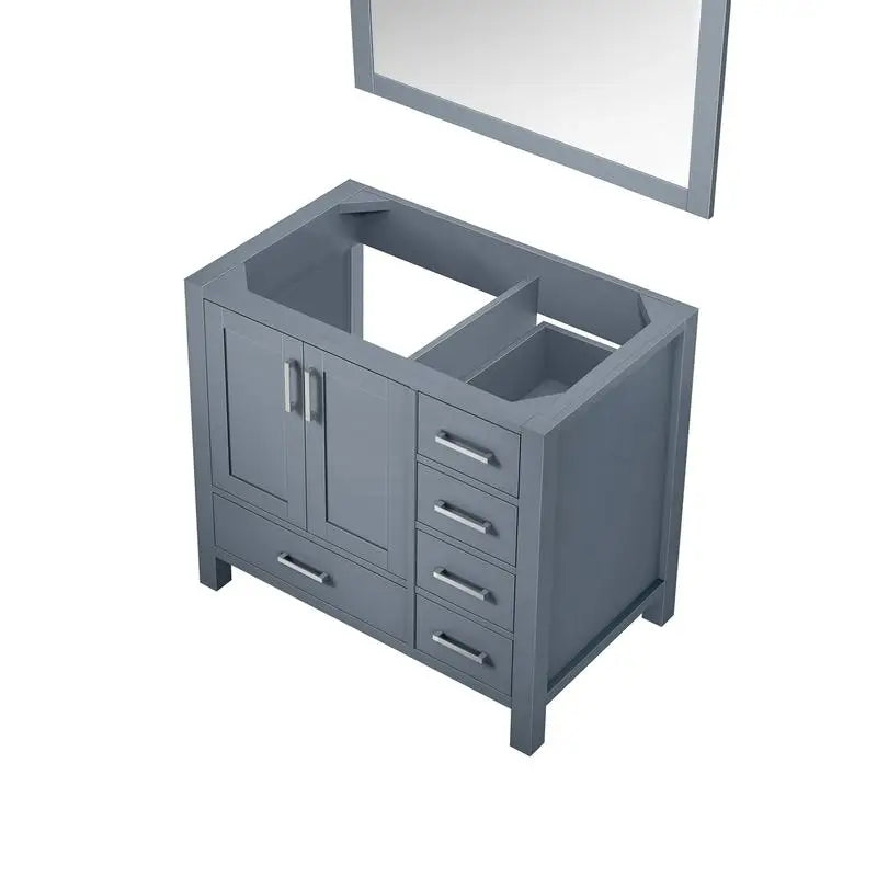 36" Dark Grey Bathroom Vanity with Mirror