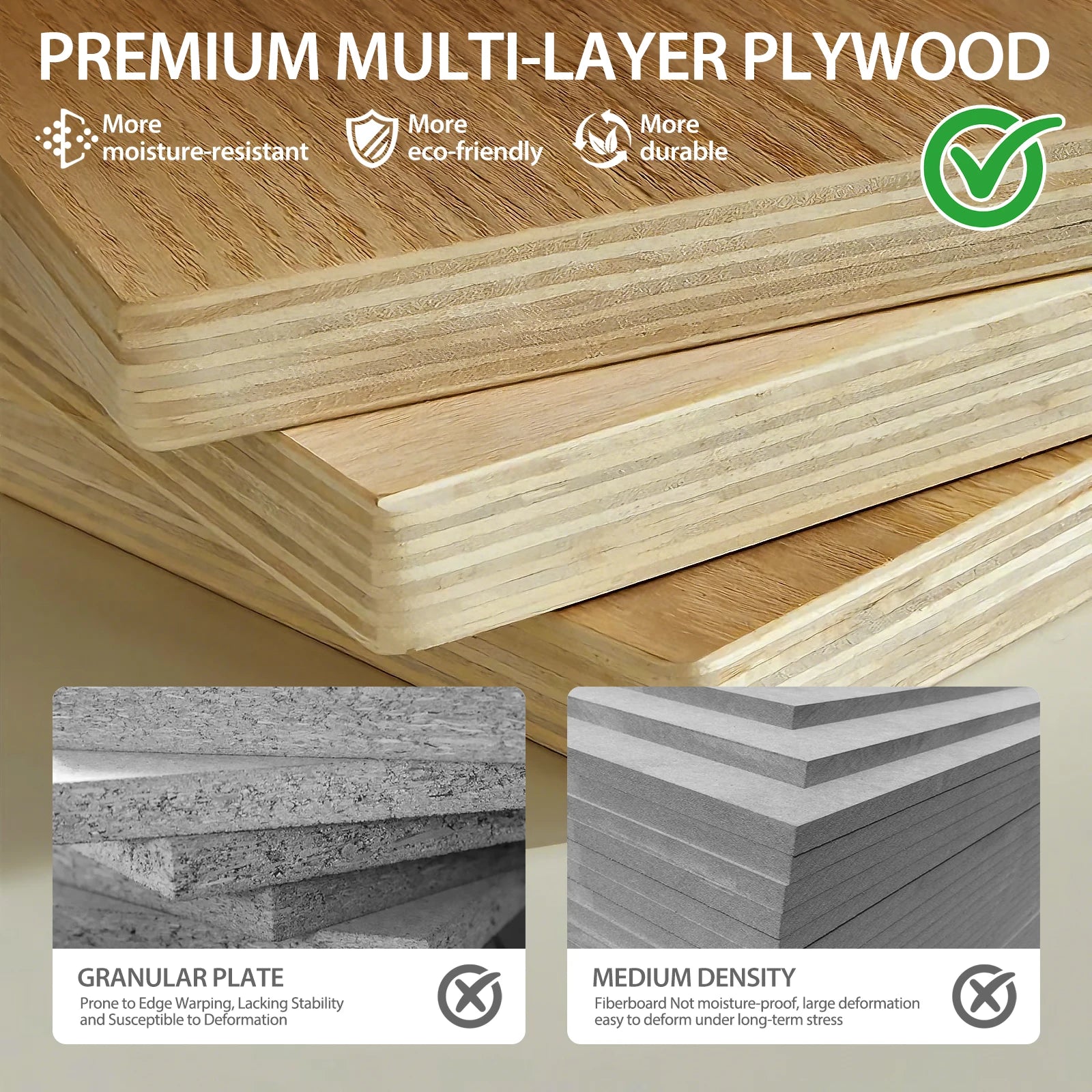 32" Floating Bathroom Vanity with White Stone Sink